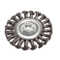 Faithfull Circular Wire Brush 115 x 12mm M14 Bore 2 0.35mm Wire