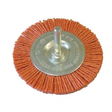 Faithfull Nylon Wheel Flat 100mm x 6mm Shank