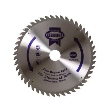 Faithfull TCT Circular Saw Blade Zero Degree 216 x 30mm x 48T