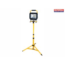 Faithfull COB LED Single Pod Tripod Sitelight 2100 Lumen 30 Watt 110 Volt