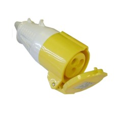 Faithfull Yellow Socket 32 Amp 110 Volt