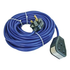 Faithfull Trailing Lead 240 Volt 13 Amp 1.5mm Cable 14 Metre