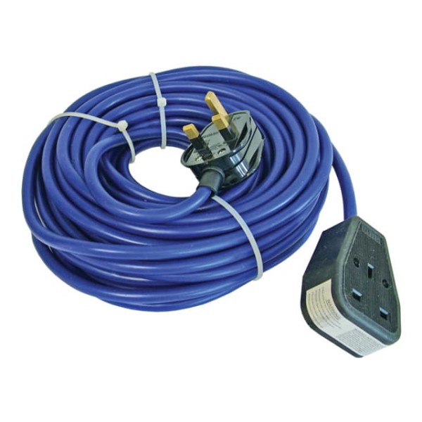 Faithfull Trailing Lead 240 Volt 13 Amp 1.5mm Cable 14 Metre Faithfull Trailing Lead 240 Volt 13 Amp 1.5mm Cable 14 Metre