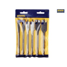Irwin Tools Blue Groove 4X Flat Bit Set 6 Piece 10-25mm Irwin Tools Blue Groove 4X Flat Bit Set 6 Piece 10-25mm