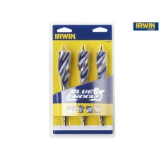 Irwin Tools 6X Blue Groove Wood Drill Bit Set 3 Piece 20-25mm