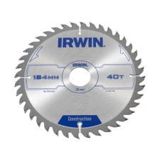 Irwin Tools Construction Circular Saw Blade 184 x 30mm x 40T ATB