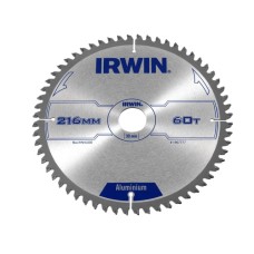 Irwin Tools Professional Aluminium Circular Saw Blade 216 x 30mm x 60T TCG