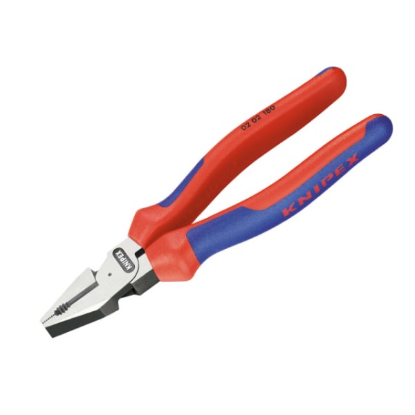 Knipex High Leverage Combination Pliers Multi-Component Grip 180mm (7in) Knipex High Leverage Combination Pliers Multi-Component Grip 180mm (7in)