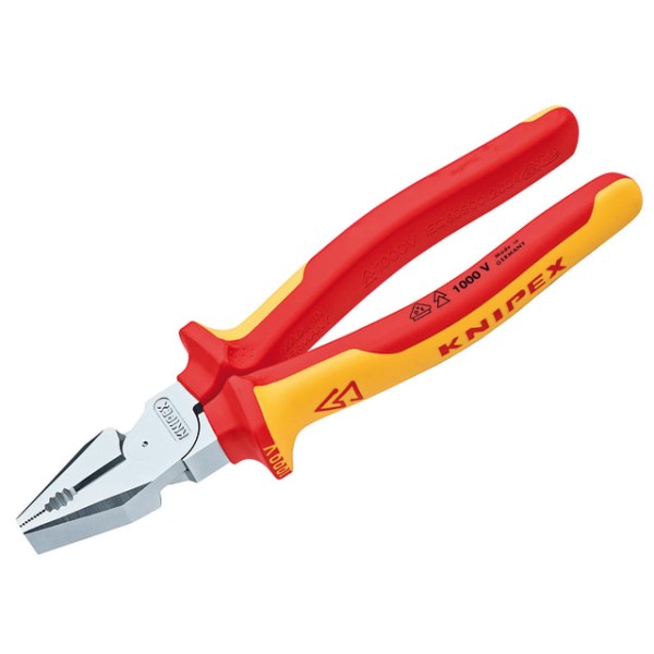 Knipex VDE High Leverage Combination Pliers 225mm Knipex VDE High Leverage Combination Pliers 225mm