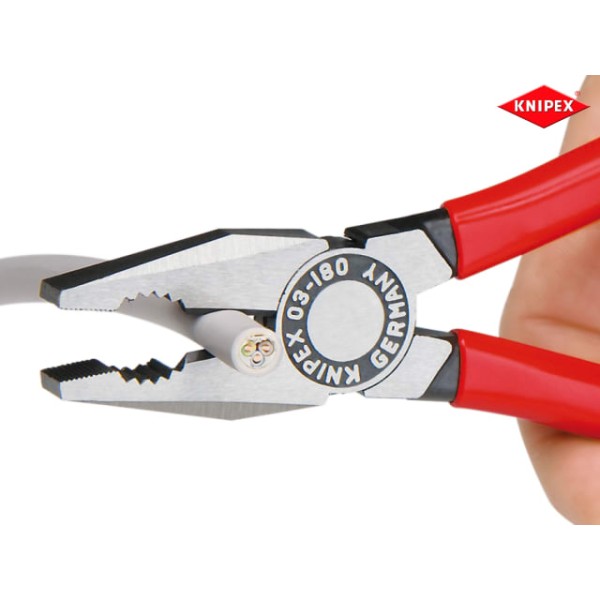 Knipex Combination Pliers PVC Grip 160mm (6.1/4in) Knipex Combination Pliers PVC Grip 160mm (6.1/4in)