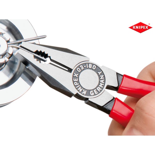 Knipex Combination Pliers PVC Grip 160mm (6.1/4in) Knipex Combination Pliers PVC Grip 160mm (6.1/4in)