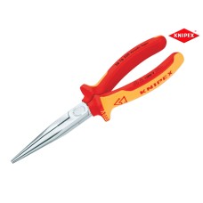 Knipex VDE Long Snipe Nose Side Cutting Pliers 200mm