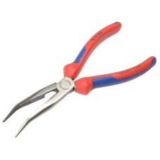 Knipex Bent Snipe Nose Side Cutting Pliers Multi-Component Grip 200mm (8in) Knipex Bent Snipe Nose Side Cutting Pliers Multi-Component Grip 200mm (8in)