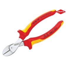 Knipex VDE X-Cut Compact Diagonal Cutters 160mm Knipex VDE X-Cut Compact Diagonal Cutters 160mm
