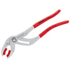 Knipex Plastic Pipe Grip Pliers Plastic Jaws Chrome 250mm - 75mm Capacity