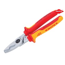 Knipex VDE Cable Shears with Twin Cutting Edge 200mm