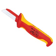 Knipex 98 54 VDE Cable Knife (Back of Blade Insulated)