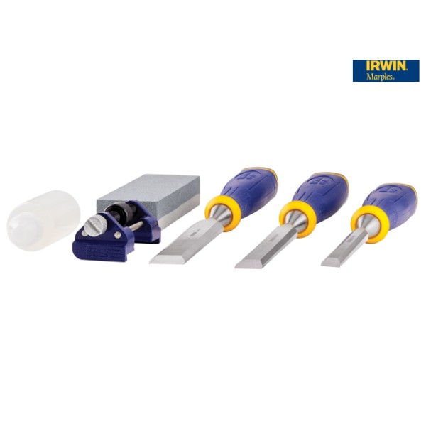 Irwin Tools MS500 All-Purpose Chisel ProTouch Handle Set 3: 12, 19 & 25mm Sharpening Irwin Tools MS500 All-Purpose Chisel ProTouch Handle Set 3: 12, 19 & 25mm Sharpening