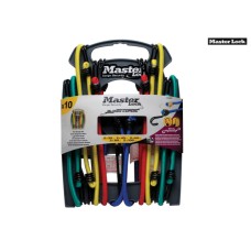 MasterLock Twin Wire Bungee Organiser 10 Piece