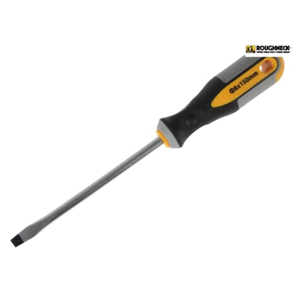 Roughneck Screwdriver Flared Tip 8.0 x 150mm Roughneck Screwdriver Flared Tip 8.0 x 150mm