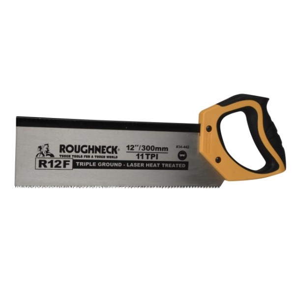 Roughneck R12F Hardpoint Tenon Saw 300mm (12in) 11tpi Roughneck R12F Hardpoint Tenon Saw 300mm (12in) 11tpi