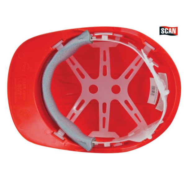 Scan Safety Helmet Red Scan Safety Helmet Red
