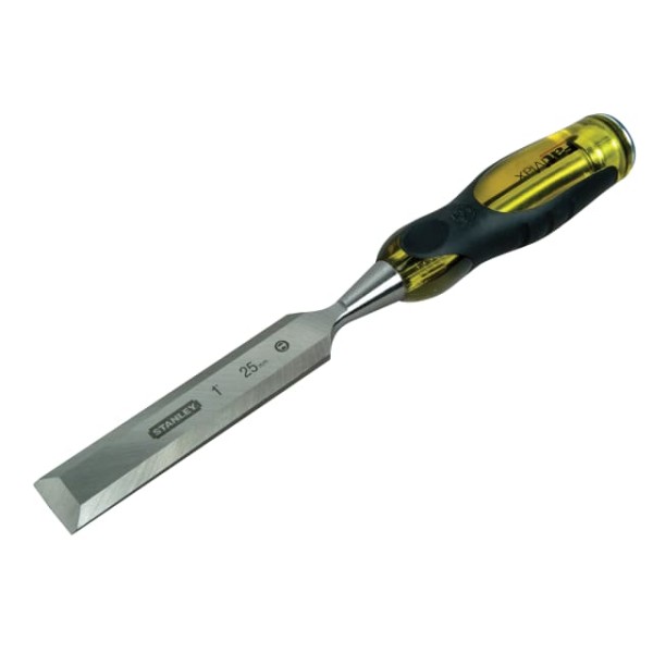 Stanley FatMax Bevel Edge Chisel With Thru Tang 25mm (1in) Stanley FatMax Bevel Edge Chisel With Thru Tang 25mm (1in)