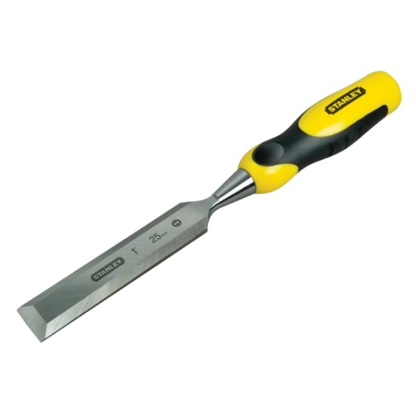 Stanley DynaGrip Bevel Edge Chisel With Strike Cap 25mm (1in) Stanley DynaGrip Bevel Edge Chisel With Strike Cap 25mm (1in)
