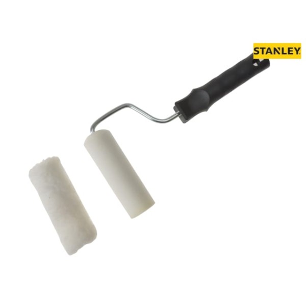 Stanley Mini Roller Emulsion & Gloss Kit 100mm (4in) Stanley Mini Roller Emulsion & Gloss Kit 100mm (4in)