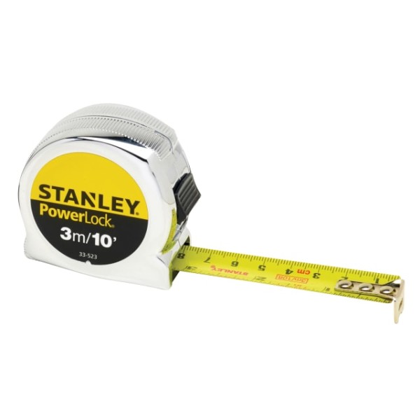 Stanley PowerLock Classic Pocket Tape 10m/33ft (Width 25mm) Stanley PowerLock Classic Pocket Tape 10m/33ft (Width 25mm)