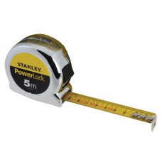 Stanley PowerLock Classic Pocket Tape 5m (Width 19mm) (Metric only)