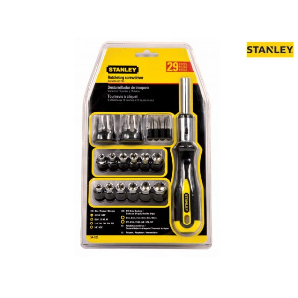 Stanley Ratchet Screwdriver Set of 29 Stanley Ratchet Screwdriver Set of 29