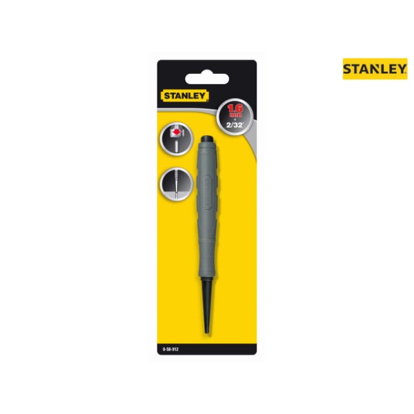 Stanley DynaGrip Nail Punch 1.6mm 1/16in Stanley DynaGrip Nail Punch 1.6mm 1/16in