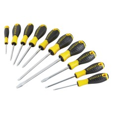 Stanley 0-60-211 Essential Screwdriver Set of 10 SL/PH/PZ