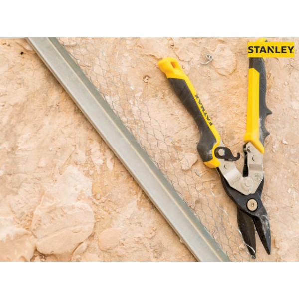 Stanley FatMax Yellow Ergo Aviation Snips Straight Cut 250mm (10in) Stanley FatMax Yellow Ergo Aviation Snips Straight Cut 250mm (10in)