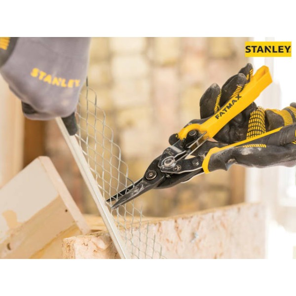 Stanley FatMax Yellow Ergo Aviation Snips Straight Cut 250mm (10in) Stanley FatMax Yellow Ergo Aviation Snips Straight Cut 250mm (10in)