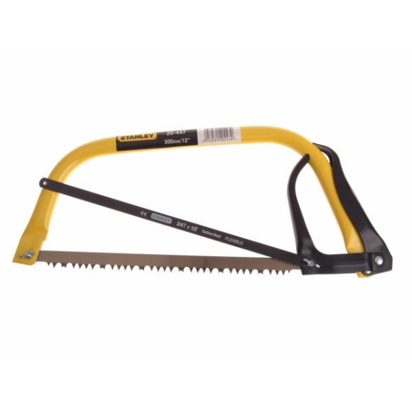 Stanley Hack Bowsaw 300mm (12in) Plus Extra Hacksaw Blade Stanley Hack Bowsaw 300mm (12in) Plus Extra Hacksaw Blade