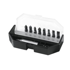 Stanley Insert Bit Set Slotted/ Phillips/ Pozidriv 10 Piece