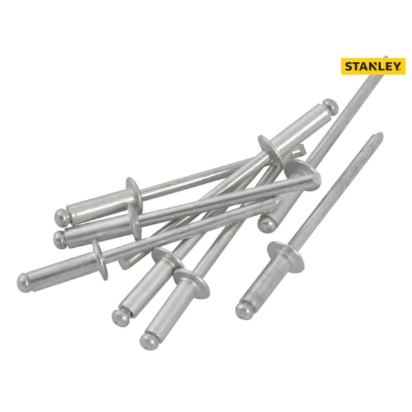 Stanley 1-PAA44 Aluminium Rivets Medium 3mm (20) Stanley 1-PAA44 Aluminium Rivets Medium 3mm (20)