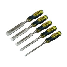 Stanley FatMax Bevel Edge Chisel With Thru Tang Set of 5