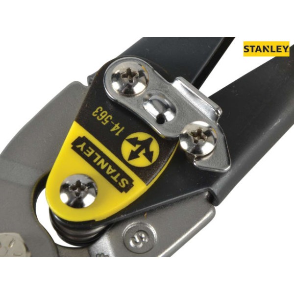 Stanley Yellow Aviation Snip & Holster Straight Cut 250mm (10in) Stanley Yellow Aviation Snip & Holster Straight Cut 250mm (10in)