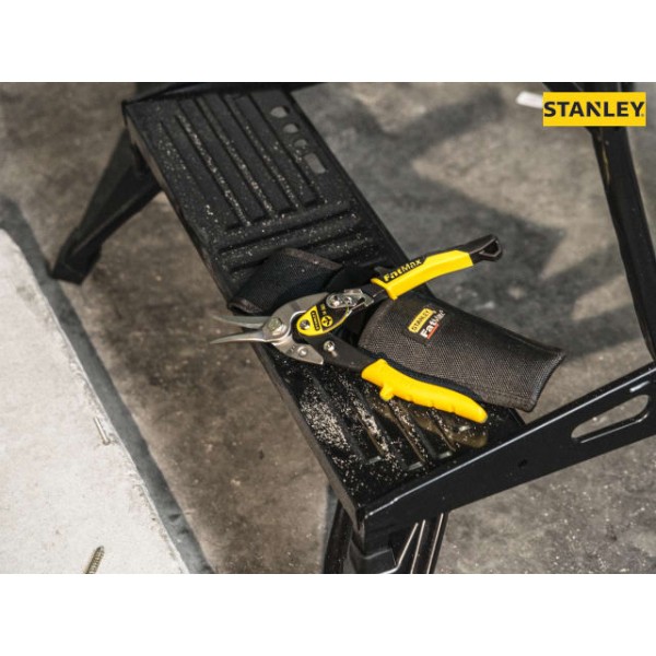 Stanley Yellow Aviation Snip & Holster Straight Cut 250mm (10in) Stanley Yellow Aviation Snip & Holster Straight Cut 250mm (10in)