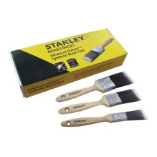 Stanley Max Finish Advanced Synthetic Paint Brush Set of 3 25, 38 & 50mm