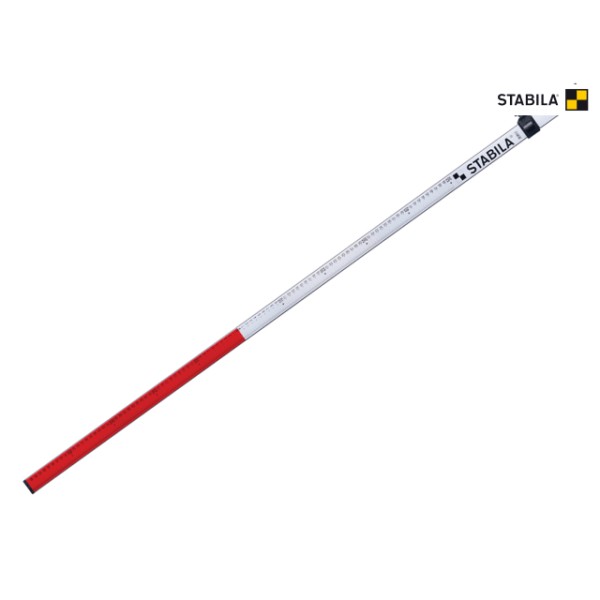 Stabila NL Telescopic Leveling Rod 2.4m Stabila NL Telescopic Leveling Rod 2.4m