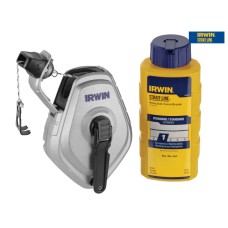 Irwin Tools HPP Chalk Reel Set 30m & Blue 113g Chalk Irwin Tools HPP Chalk Reel Set 30m & Blue 113g Chalk