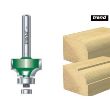 Trend C076 x 1/4 TCT Bearing Guided Ovolo & Round Over 6.3mm Radius