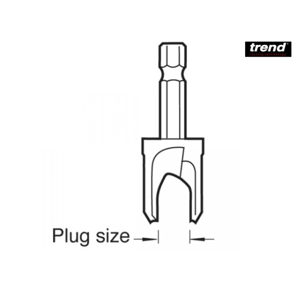 Trend SNAP/PC/12 Plug Cutter 1/2in Trend SNAP/PC/12 Plug Cutter 1/2in