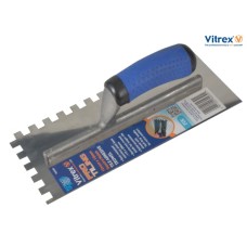 Vitrex Professional Notched Adhesive Trowel 10mm Stainless Steel 11 x 4.1/2in
