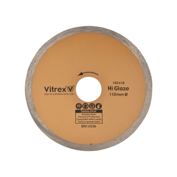 Vitrex Diamond Blade Hi Glaze 110mm Vitrex Diamond Blade Hi Glaze 110mm