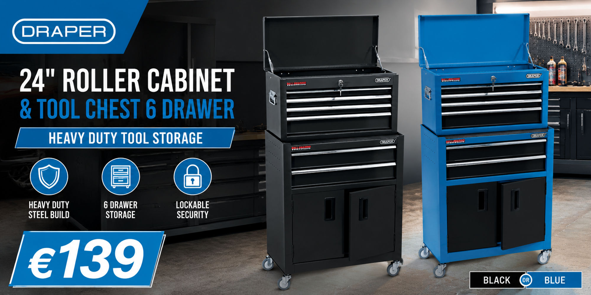 Draper Tool Chest ONLY €139!